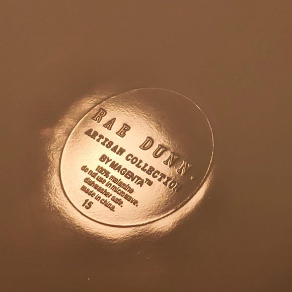 Rae Dunn 10"  "PARTY" Plates Set of 4 - Picture 4 of 8